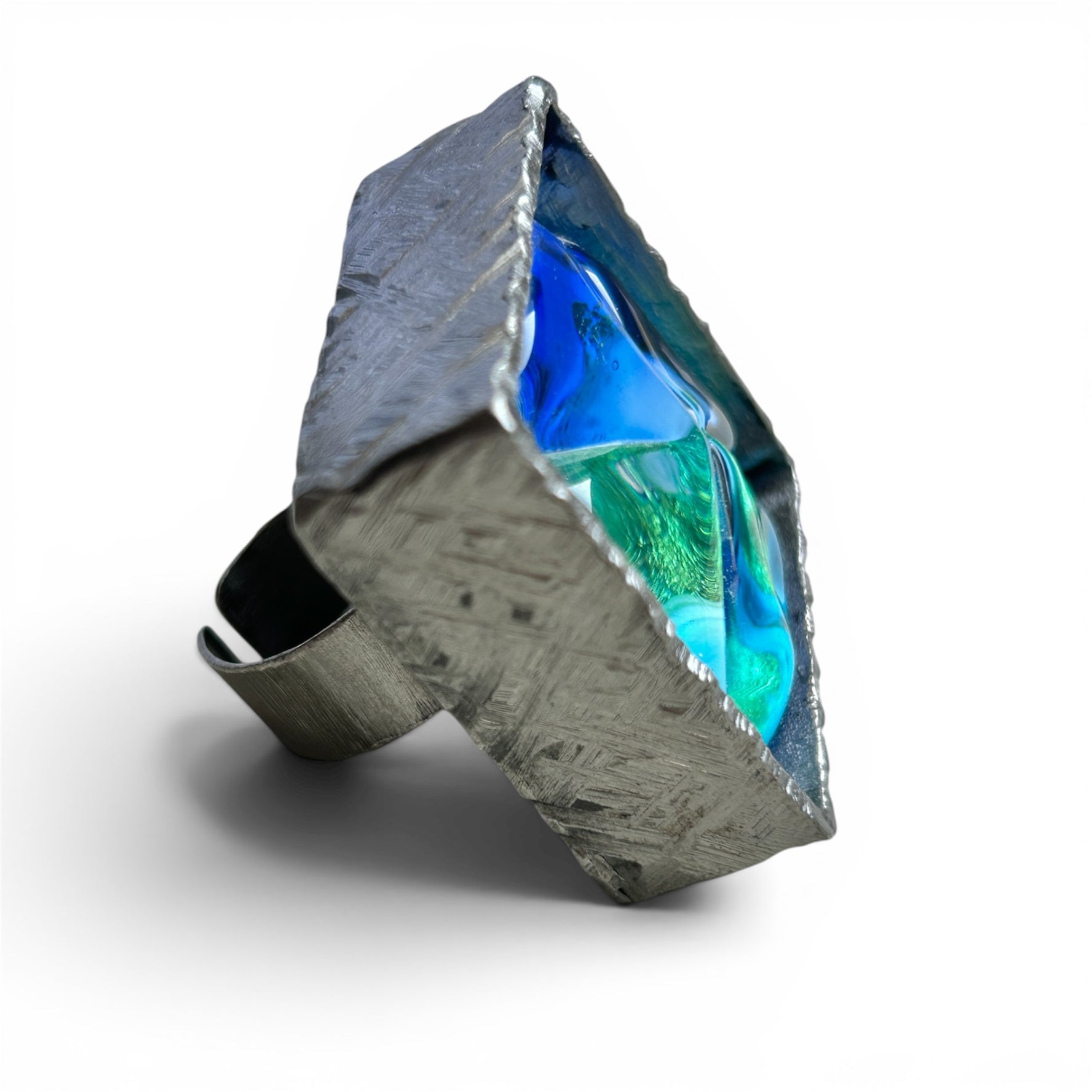 Laguna - authentic Venetian glass ring jewelry