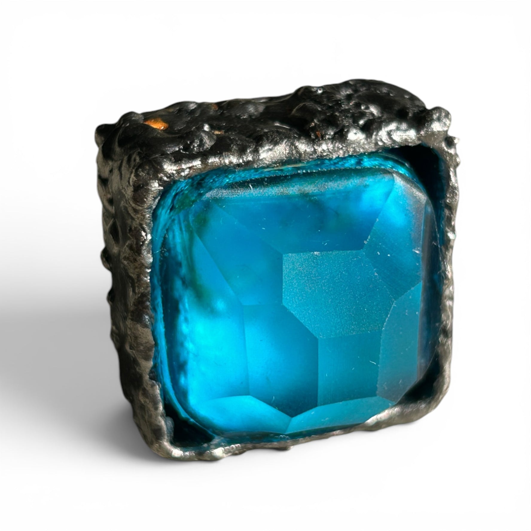Vulcano - authentic Venetian glass ring jewelry