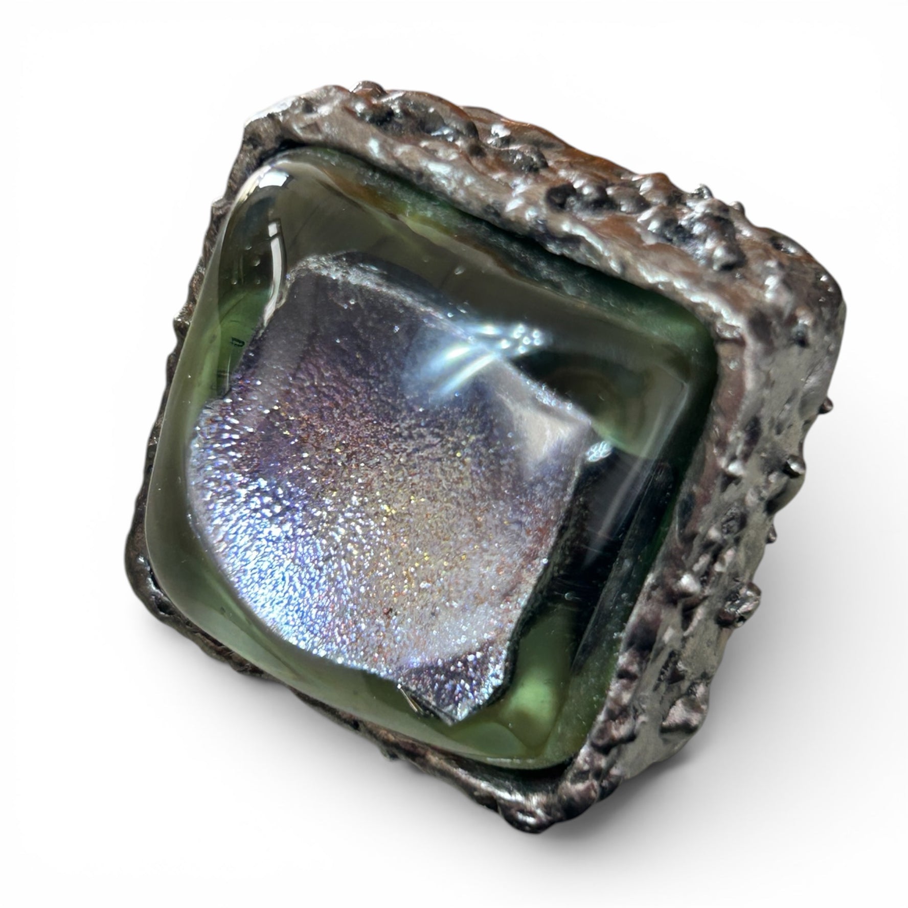 Nebula - handmade Murano glass ring | Atelier Alessandra