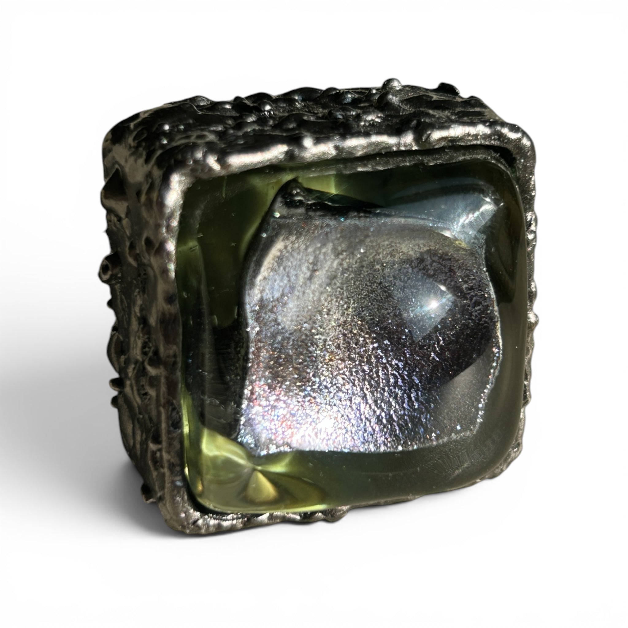 Nebula - authentic Venetian glass ring jewelry