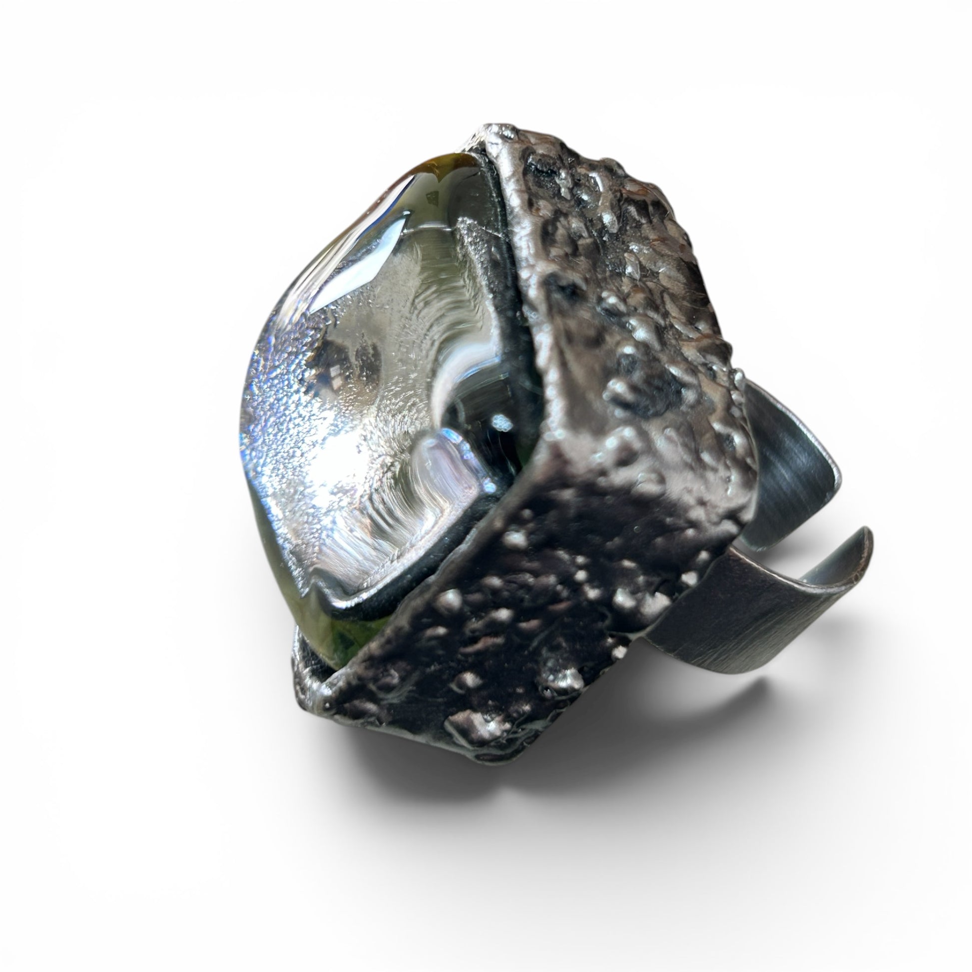 Nebula - artisan handcrafted ring from Venice Italy