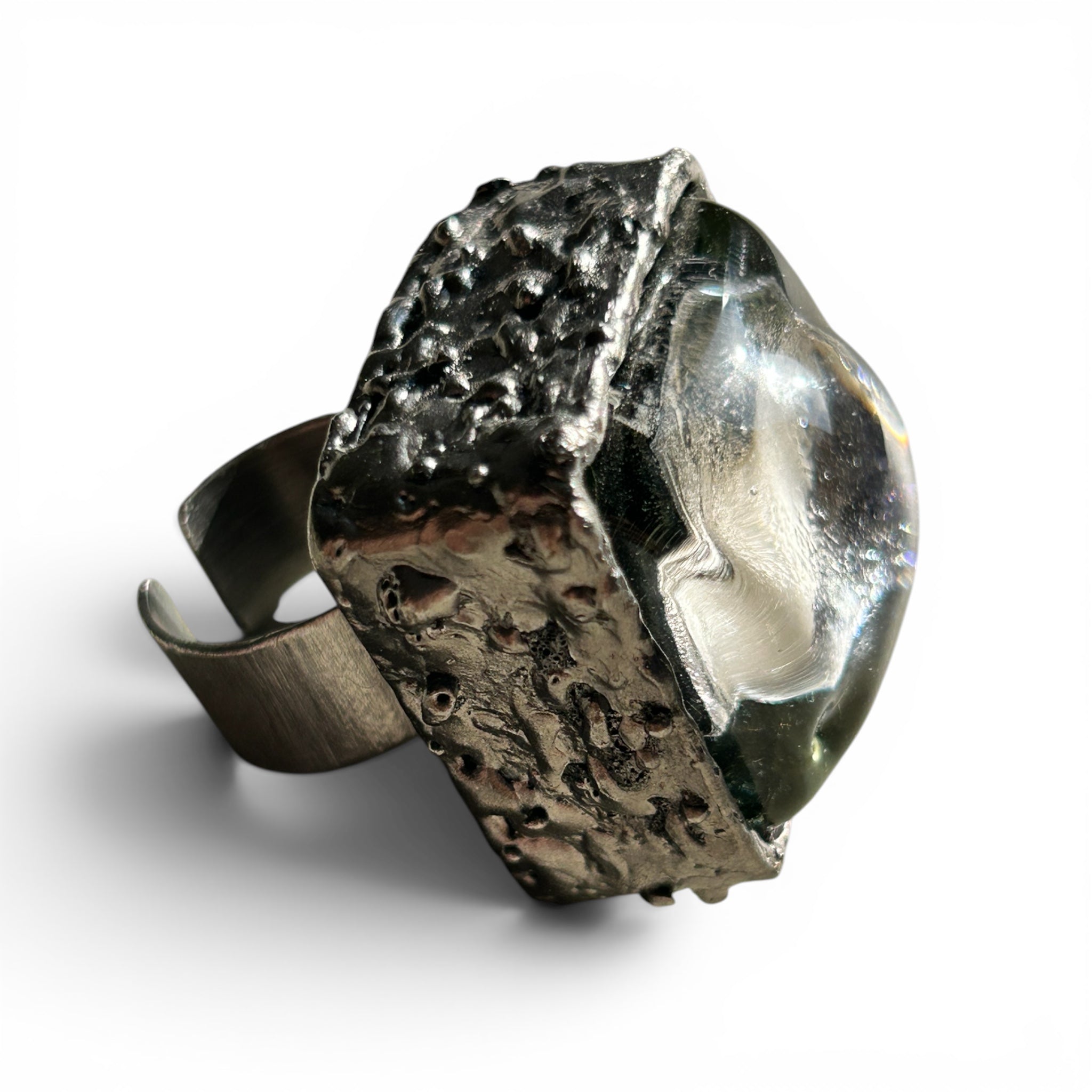 Nebula - handmade Murano glass ring | Atelier Alessandra