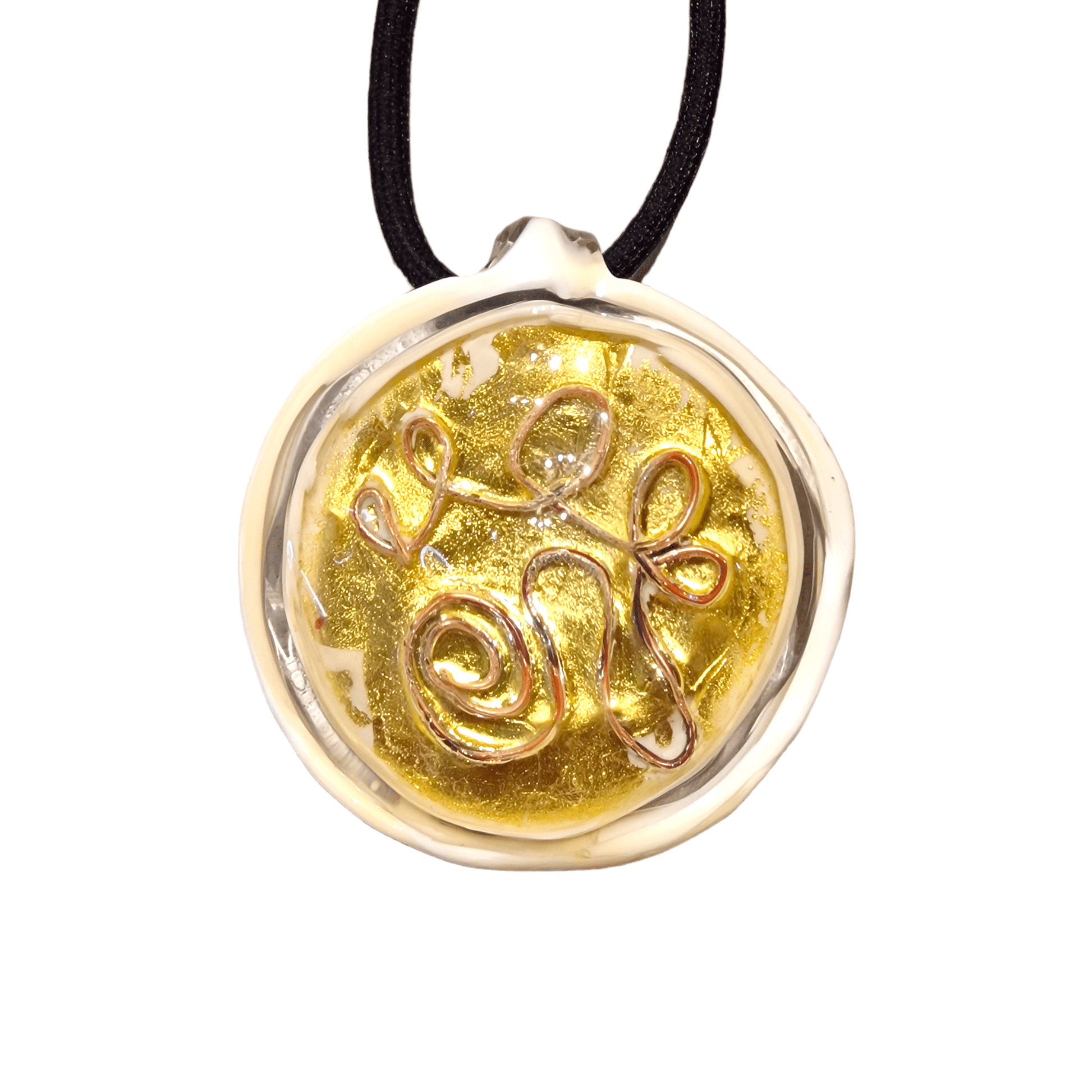 Afrodite Woman Pendant - handmade Murano glass pendant | Atelier Alessandra