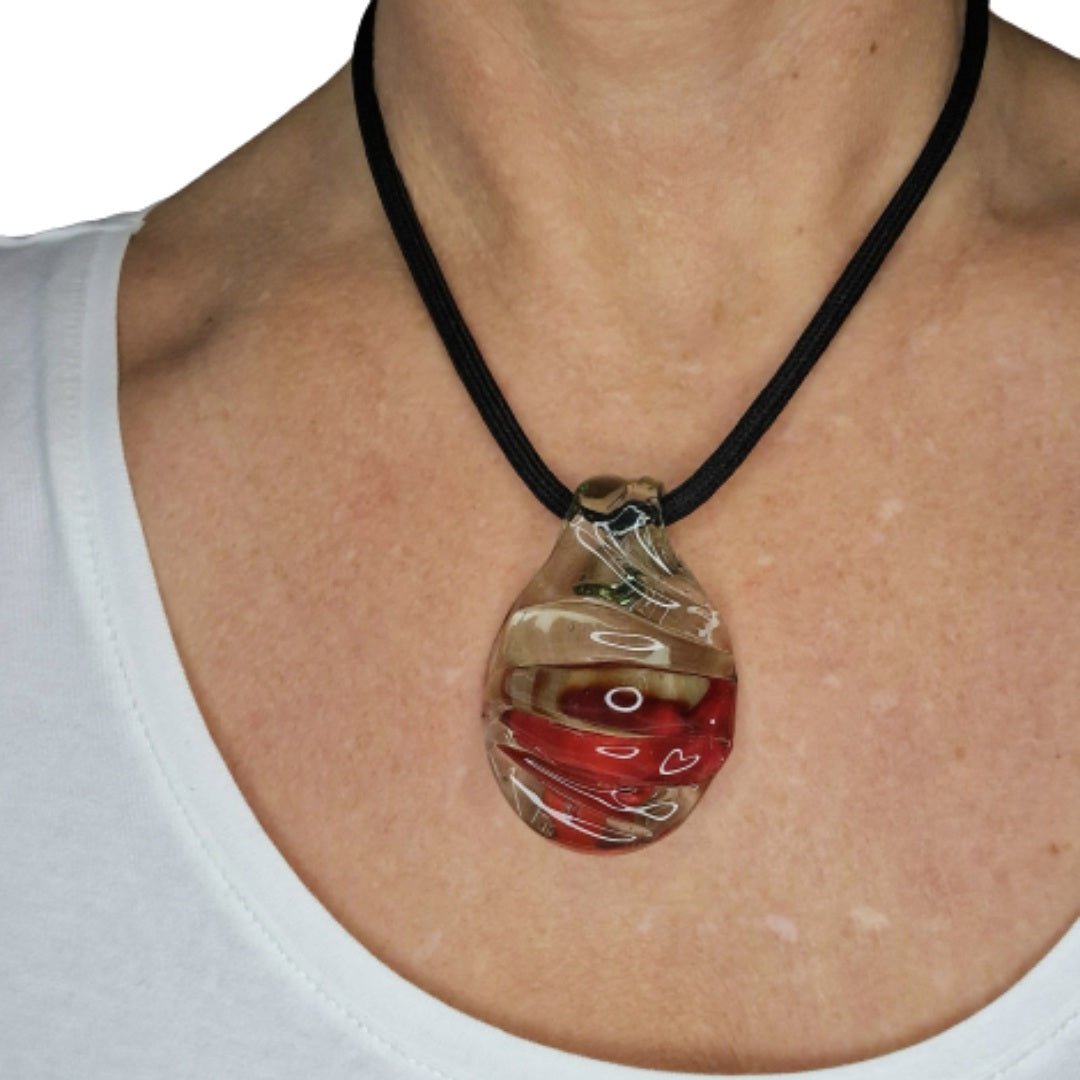 Amelie Murano Glass Pendant - premium Murano glass pendant lifestyle