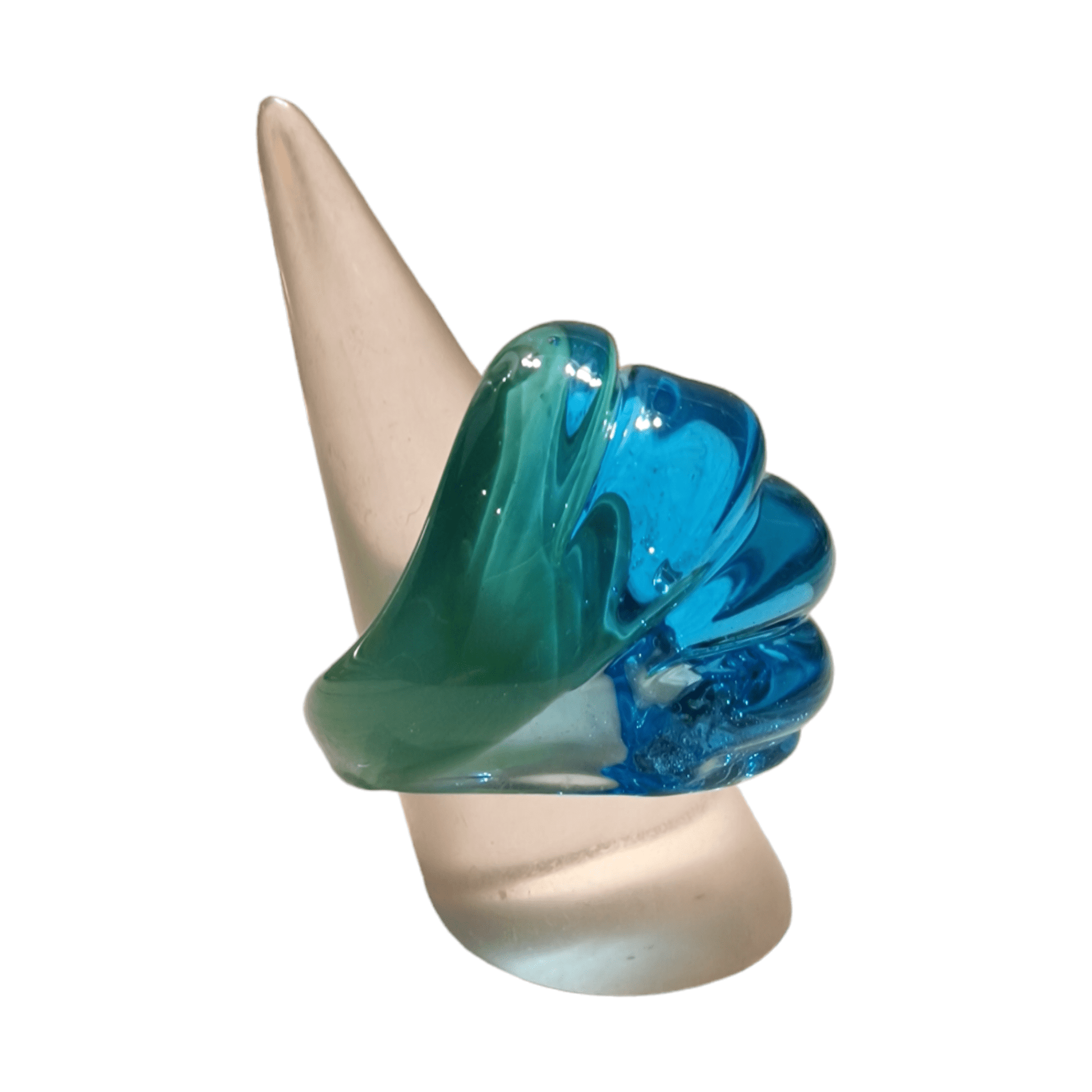 Amelie Murano Glass Ring - Murano glass ring handmade in Venice