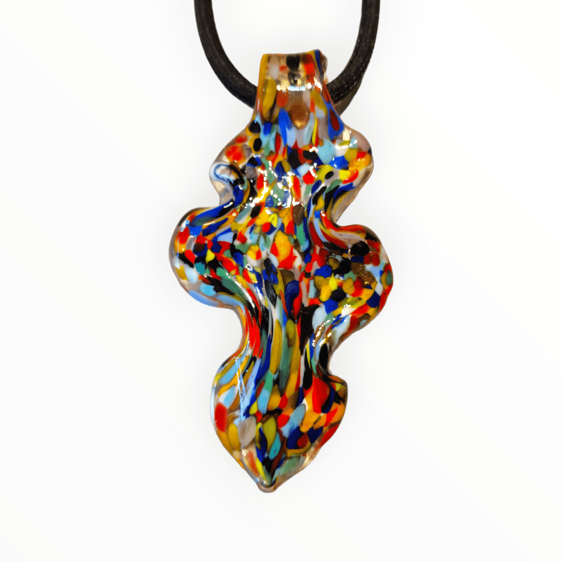 Colombina Murano Glass Pendant - elegant pendant handcrafted Murano glass