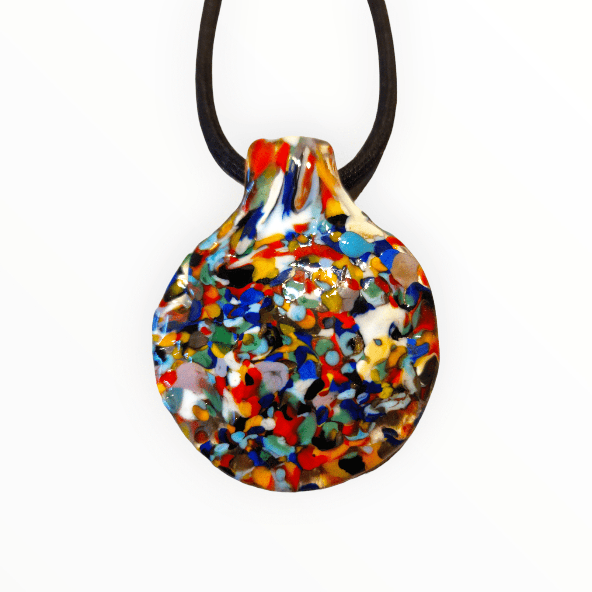Colombina Murano Glass Pendant - artisan handcrafted pendant from Venice Italy