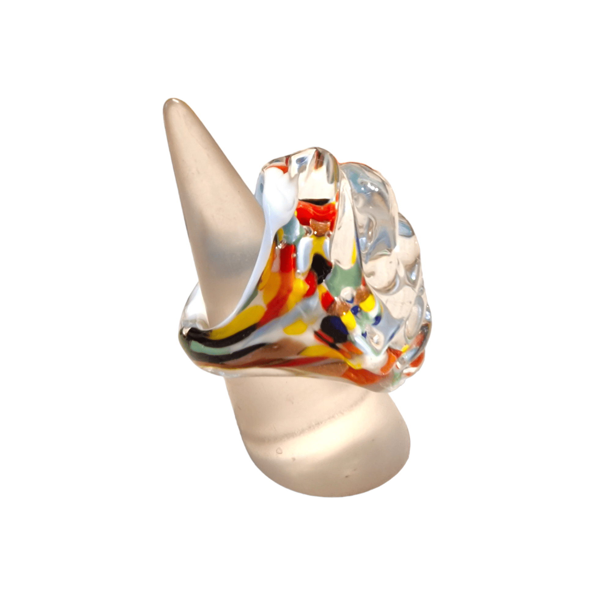 Colombina Murano Glass Ring - luxury Murano glass ring unique piece