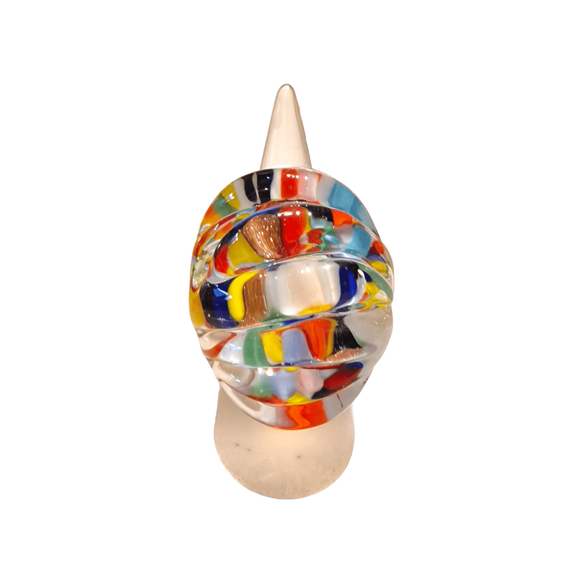 Colombina Murano Glass Ring - artisan handcrafted ring from Venice Italy