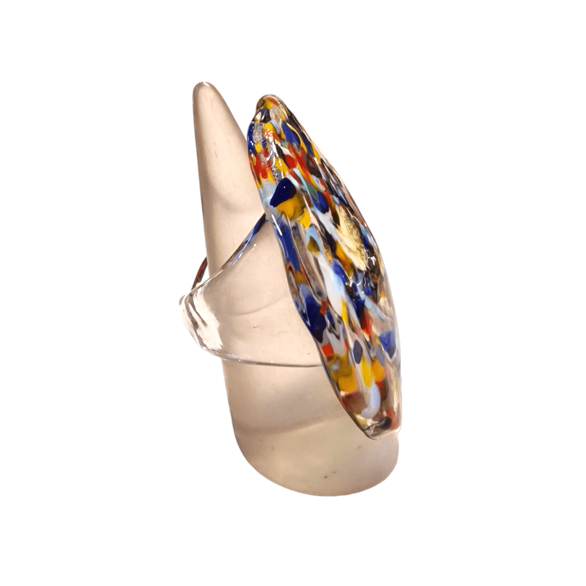 Colombina Murano Glass Ring - Venetian artisan jewelry handblown glass