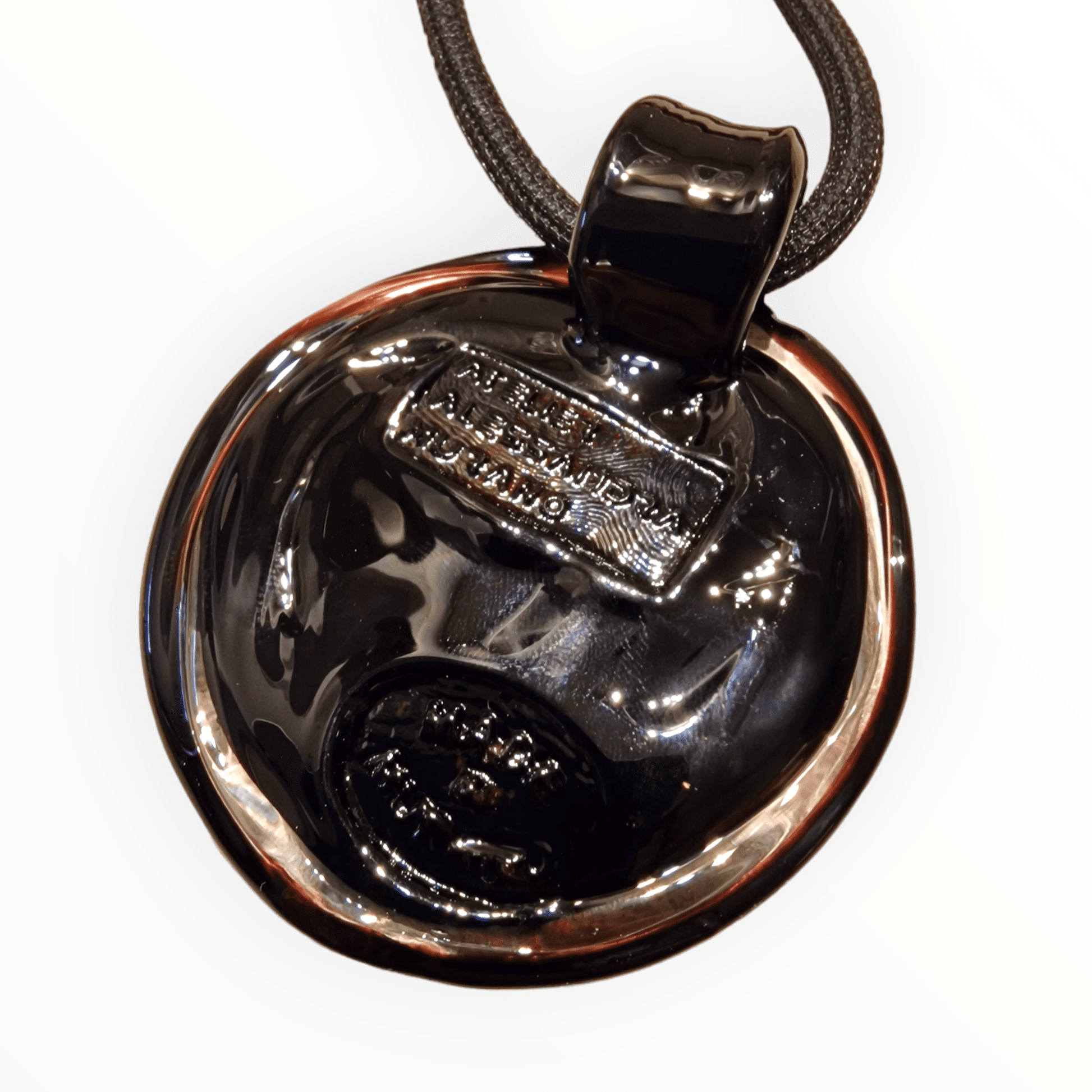 Harlequin Murano Glass Pendant - elegant pendant handcrafted Murano glass