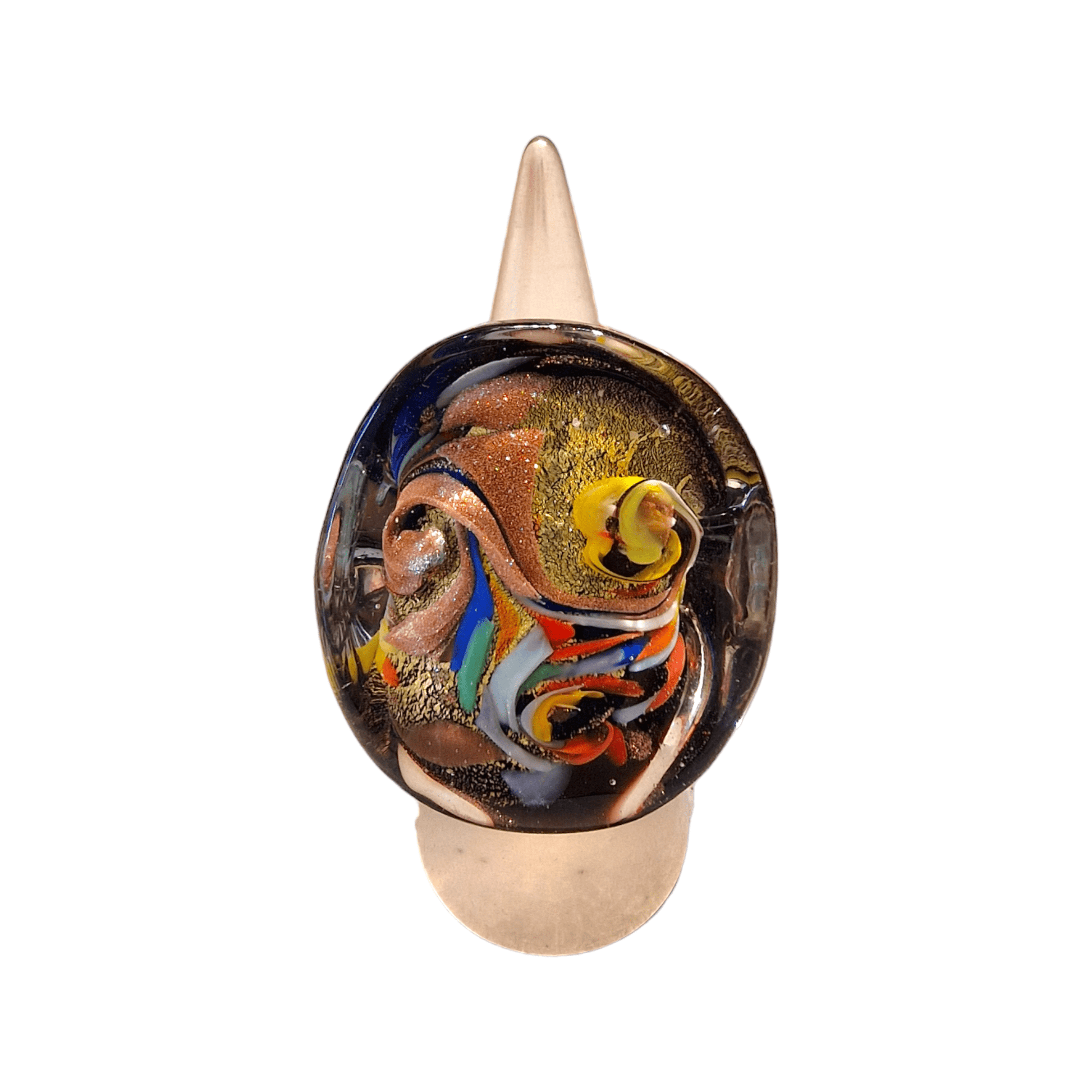 Harlequin Murano Glass Ring - handmade Murano glass ring | Atelier Alessandra