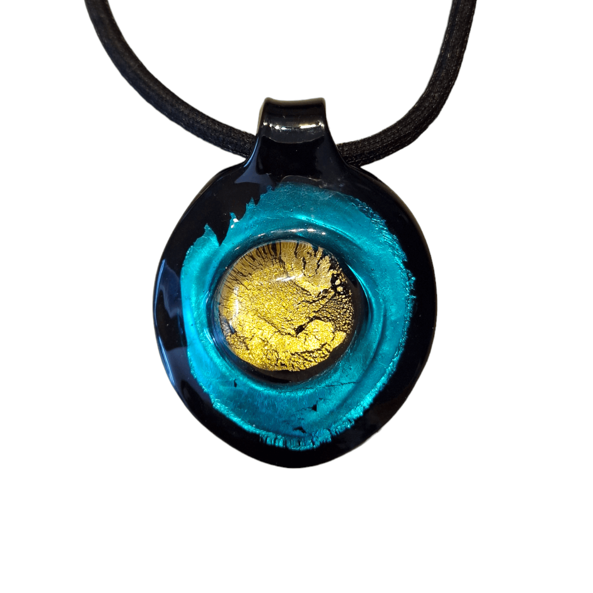 Penelope Murano Glass Pendant - artisan handcrafted pendant from Venice Italy