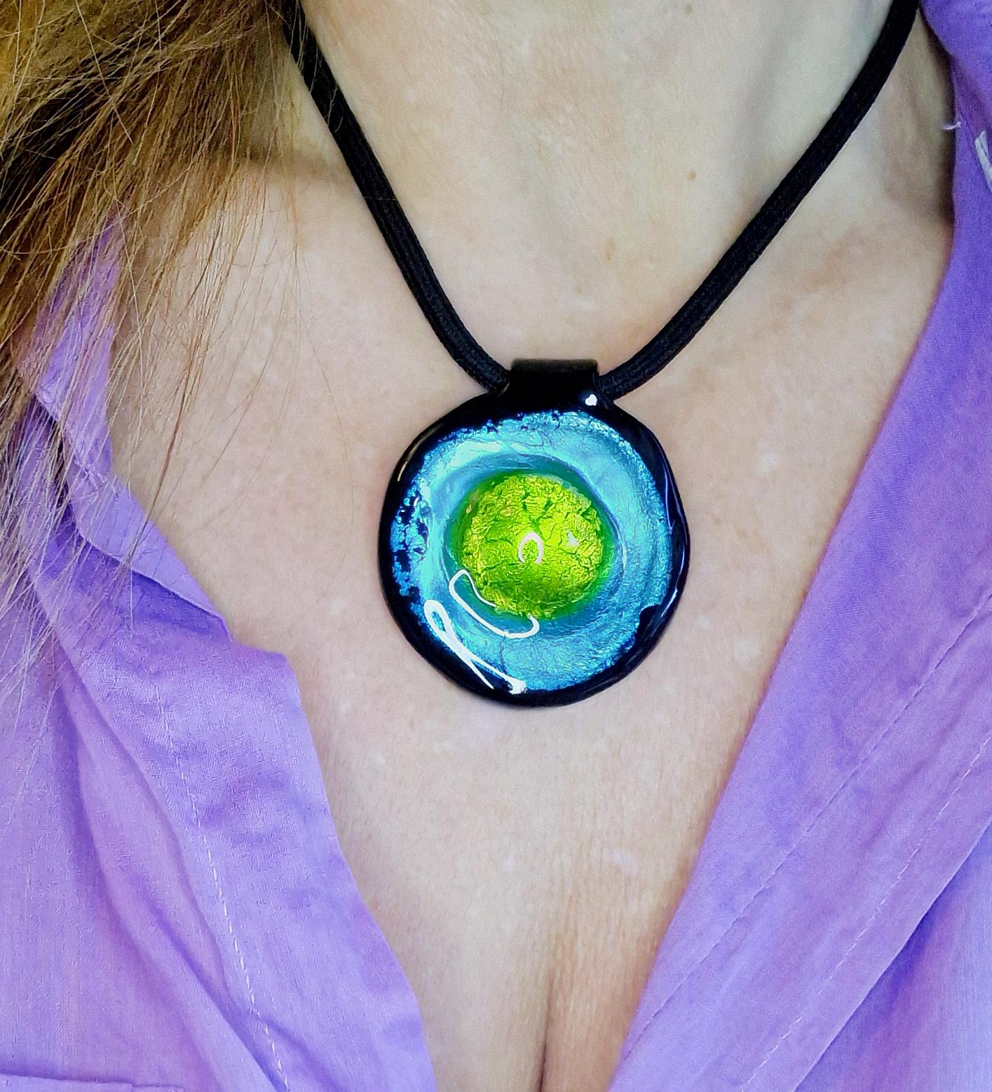 Penelope Murano Glass Pendant - Murano glass pendant handmade in Venice