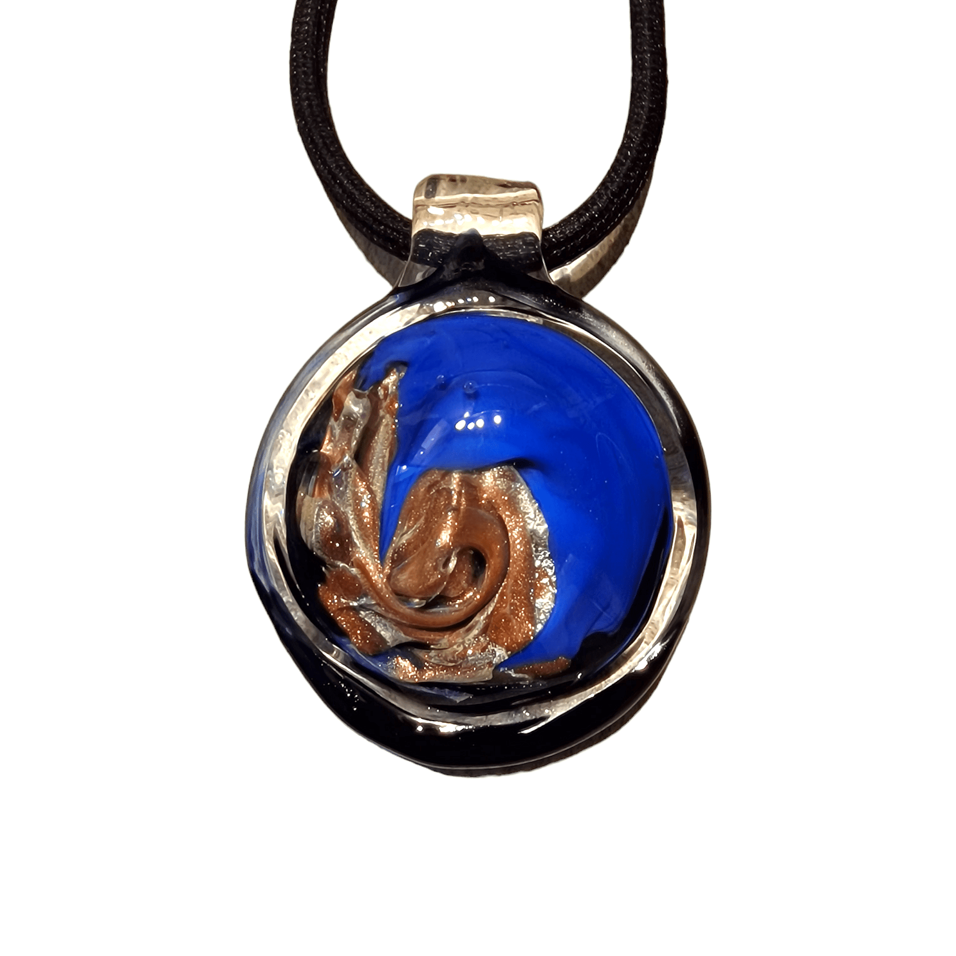 Vertigo Murano Glass Pendant - elegant pendant handcrafted Murano glass