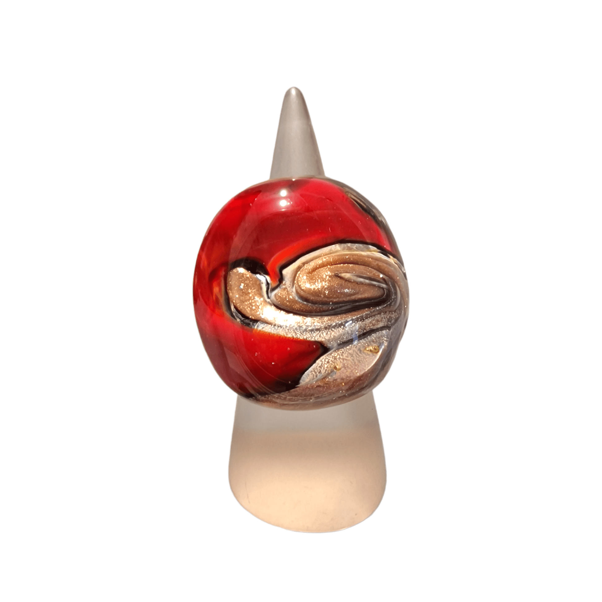 Vertigo Murano Glass Ring - luxury Murano glass ring unique piece
