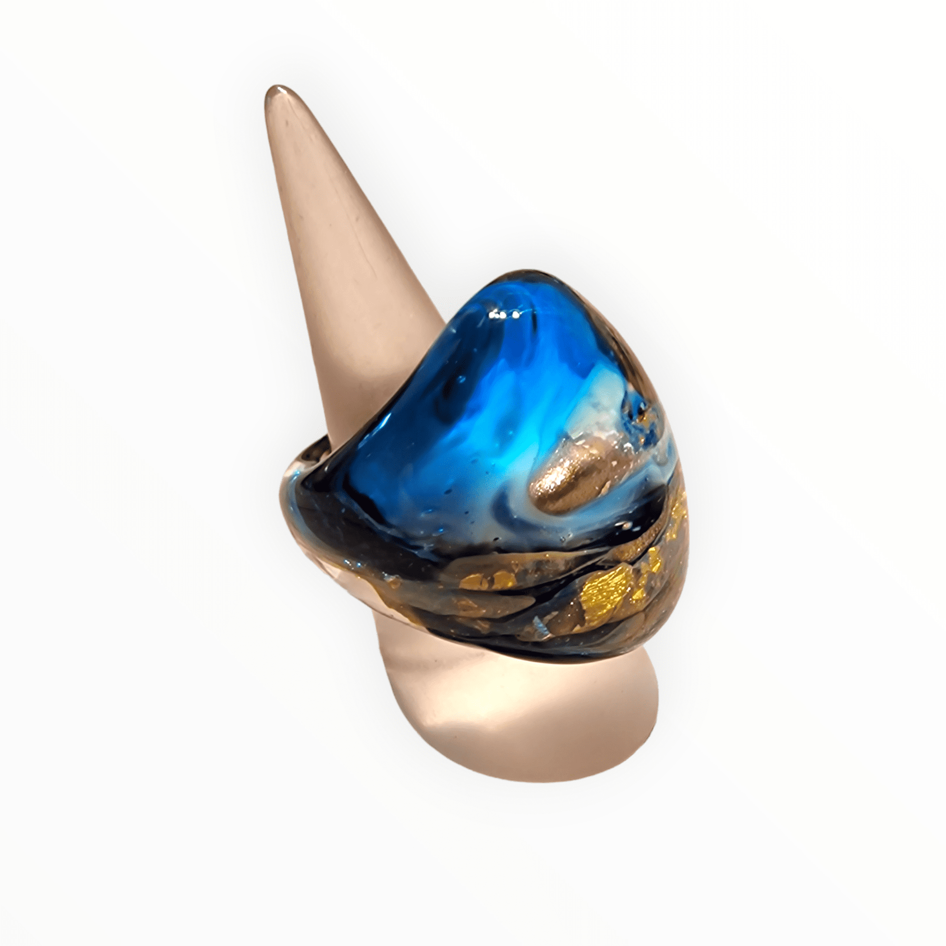 Vertigo Murano Glass Ring - unique Murano glass ring from Atelier Alessandra